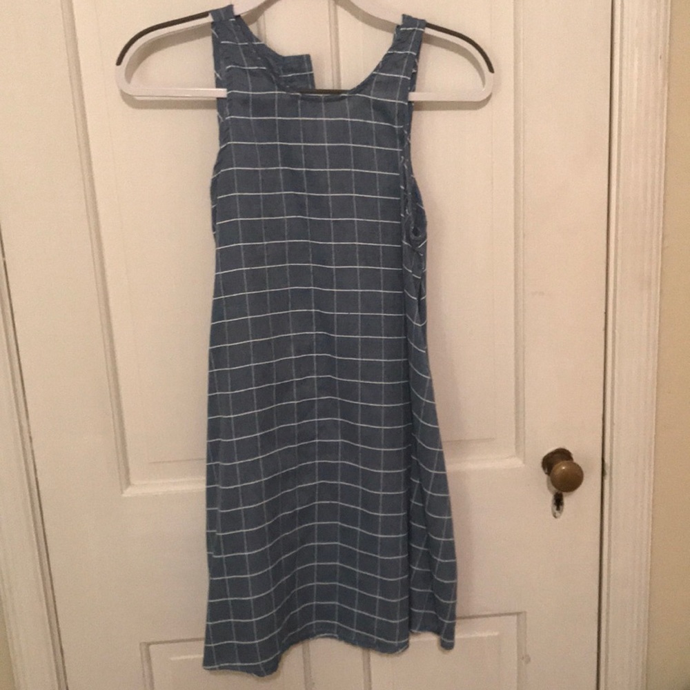 Checkered Blue Sundress